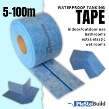Waterproof Tanking ELASTIC Tape Wet Room Shower Bathroom IV MASTA BUILD 5-100m