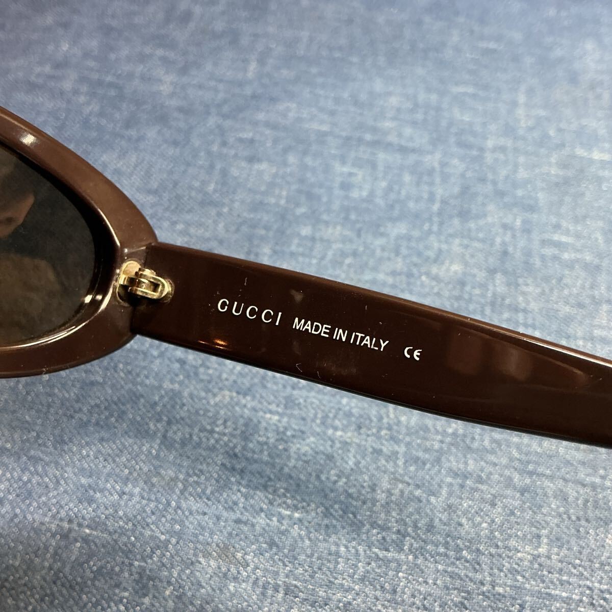 Free  M 5903 Sunglasses GUCCI Oval Plastic Brown GG Glasses thumbnail 6