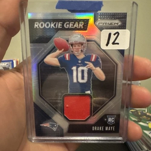 2024 Panini Prizm - Rookie Gear Drake Maye #RG-DME (MEM, RC)
