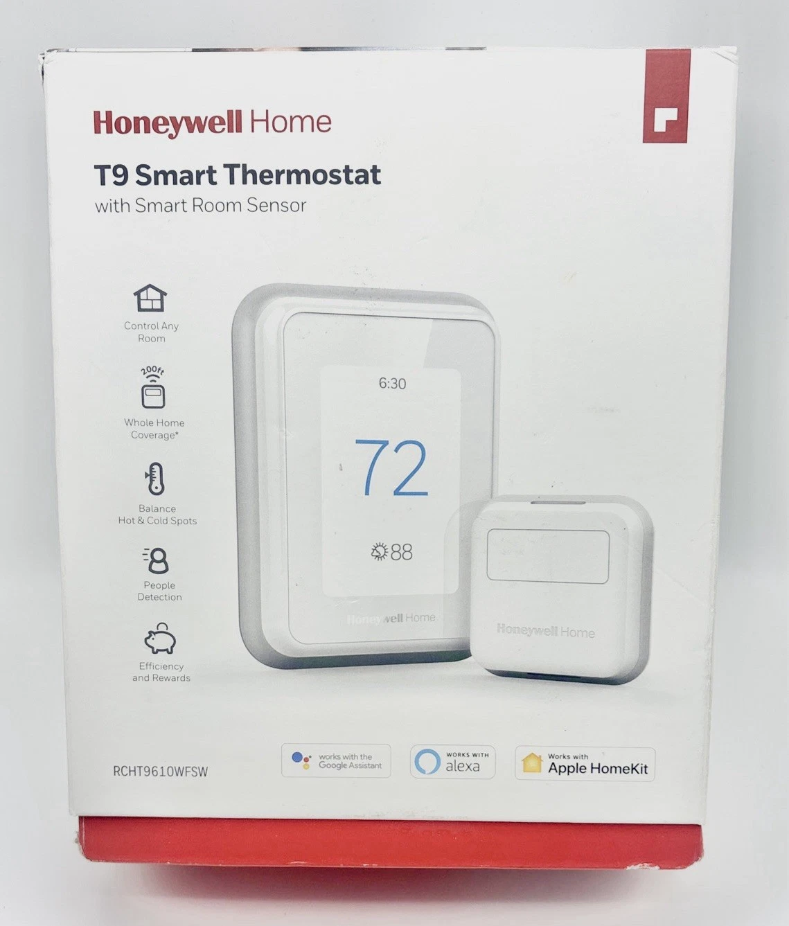 Honeywell Home T6 Pro Smart Wi-Fi Programmable Thermostat TH6220WF2006 READ DES!