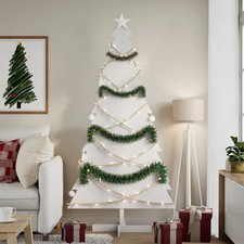 Weihnachtsbaum Holz Tannenbaum Dekobaum Holzbaum Massivholz Kiefer vidaXL