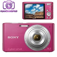 Sony Cyber Shot DSC-W610 14.1MP 4.0x Optical Zoom CCD Digital Camera - Pink