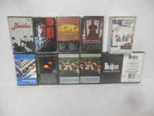 LOT OF 11 cassettes by THE BEATLES exc cond. SEE PHOTOS FOR TITLES