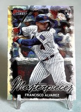Francisco Alvarez 2023 Bowman's Best #BM-9 Bowman Masterpieces Rookie RC Mets