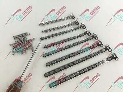 Locking Proximal Medial Tibiä 4,6,8, 10, 12 Hole Plate & 3.5mm screw (57 Pc) SS