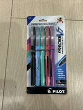 Pilot Precise V7 Rollerball Pens Fine Point 0.7mm Assorted Ink 5/Pack Harmony