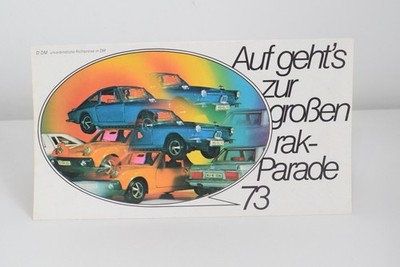 B93 CATALOGUE FOLDER LEAFLET MARKLIN RAK 1973 EXC. COND.
