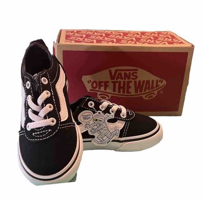 Vans Old Skool Toddler Shoes Black/White Size 6T NIB