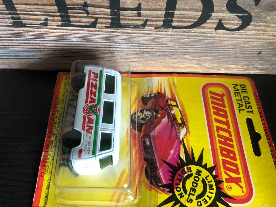 Matchbox Superfast no.23A-8.Rare Pizza Version Mint OVP never opened von 1980 - Bild 4 von 4