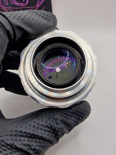 Rare HELIOS (Гелиос) 44 Red P KMZ Lens M39 Silver White 13 blades - Picture 14 of 24