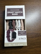 For Apple Watch Silicone Band 38mm/40mm/41mm/42/mm44mm/45mm