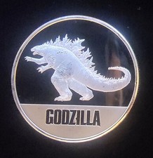 2021 GODZILLA vs Kong Niue Mint Bullion Rare-999 Silver 1 Oz Ounce Art Bar Round 104.99 per troy oz