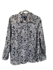 Chaps Men’s Shirt Long Sleeve Paisley 1x No Iron