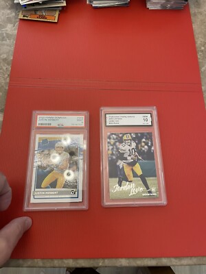 medium flat rate box of football cards Please Read Description