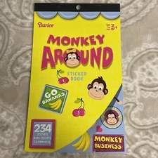 Stickers Monkey Around 234 pcs. Banana Booklet Crafting Journaling Scrapbooking