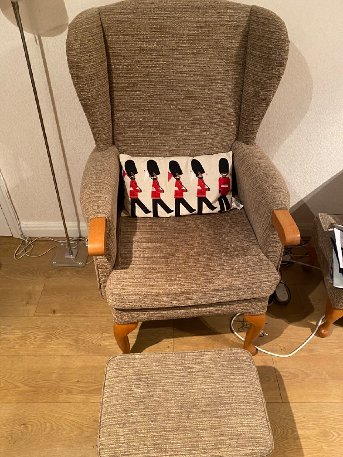 HSL fireside wing chair eBay