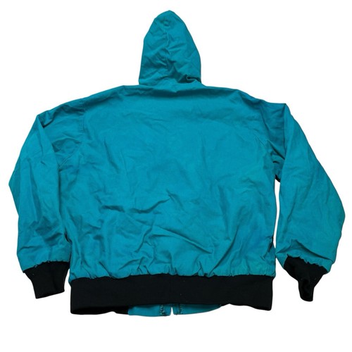 Vintage Key Imperial Canvas Jacke L grün Workwear 90er Y2K Streetwear Grunge