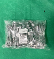 Phone Cable RJ11 Reverse Modular 7ft Phone Cable-NEW Silver-Lot Of 10