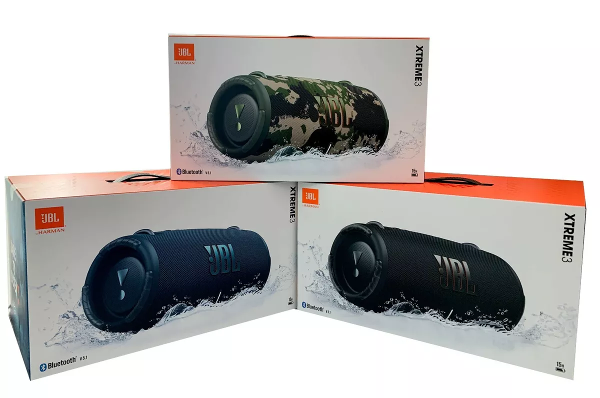 JBL Xtreme 3 Portable Waterproof Speaker, Black