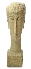 Modigliani Abstract Female Head Tetes with Decorative Base Parastone 8H MO08