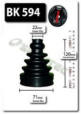 Shaftec CV Boot Kit For Citroen CX25 GTi Turbo  09/84-08/85