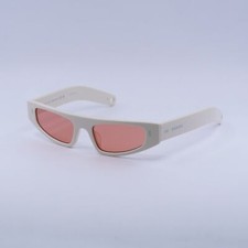 Gucci GG1634S 005 Shiny Ivory/Red 51-18-140 Sunglasses New Authentic