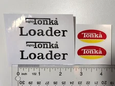 Mighty Tonka Loader Sticker Set 1974 To 1975