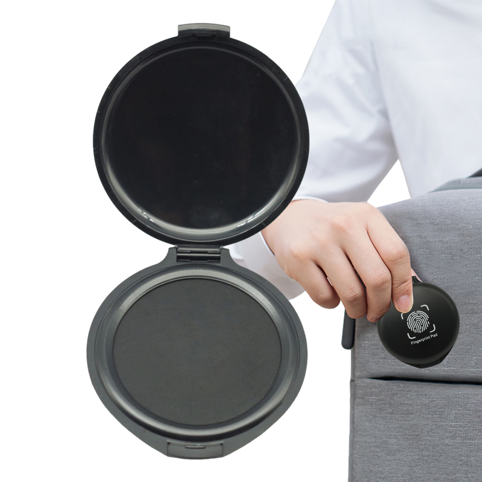 Fingerprint Ink Pads Thumbprint Ink Pads Black Ink Pad Stamp Pad for