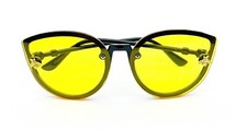 2 Pair Children Sunglasses with Bees - Yellow Lens Black Frame