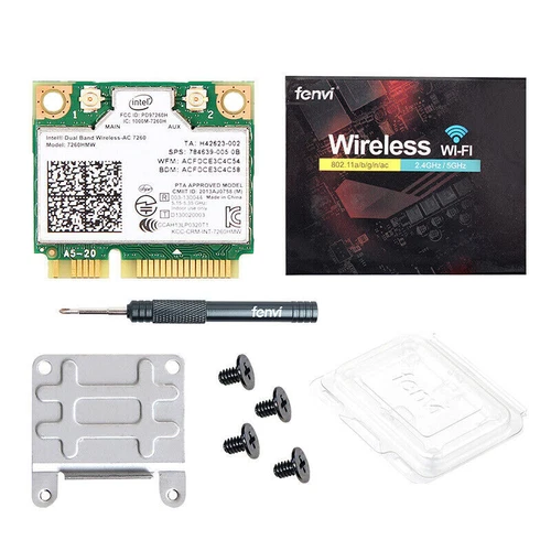 7260HMW Mini PCIE Wifi Card Dual Band 802.11AC Wireless Bluetooth Adapter for PC