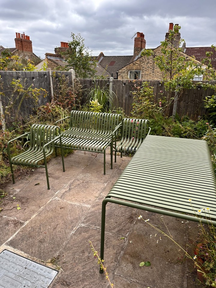 HAY garden furniture PALISSADE BENCH By HAY green metal eBay