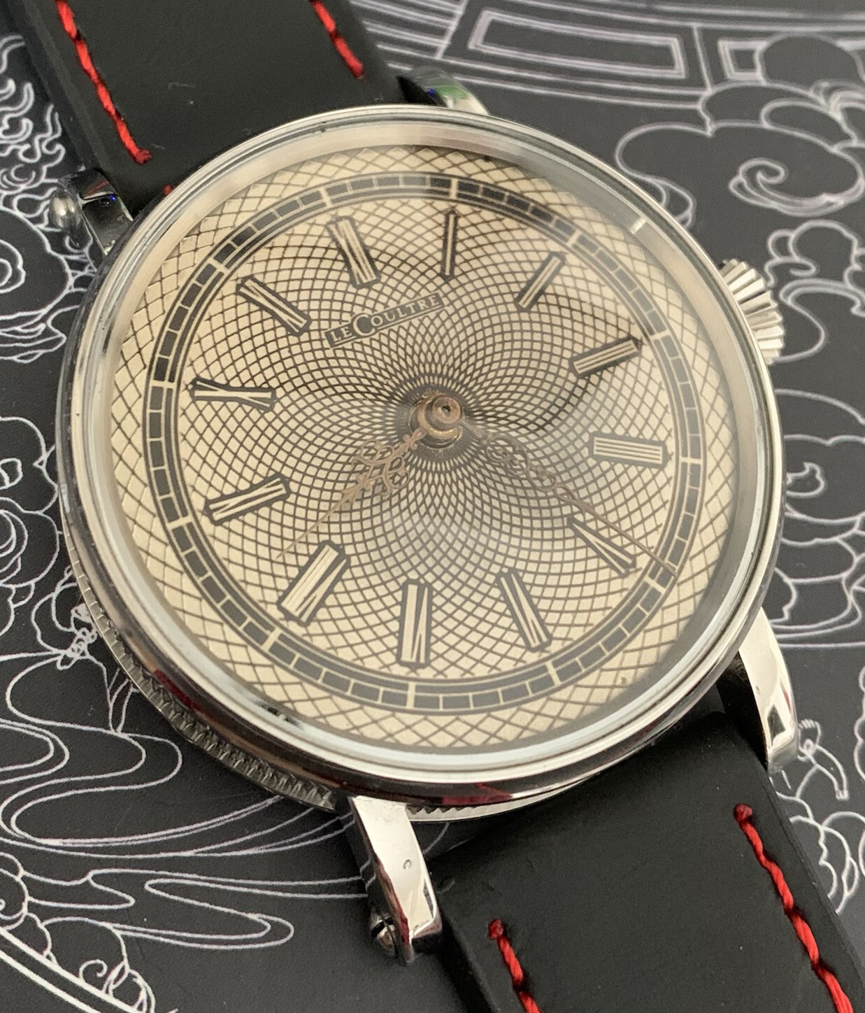 Lecoultre Helical Hairspring Balance Pocket watch movement in new