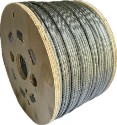 Verzinktes Stahldrahtseil Metallseil 100m Rolle 7x7 2mm 3mm 4mm 5mm 6mm