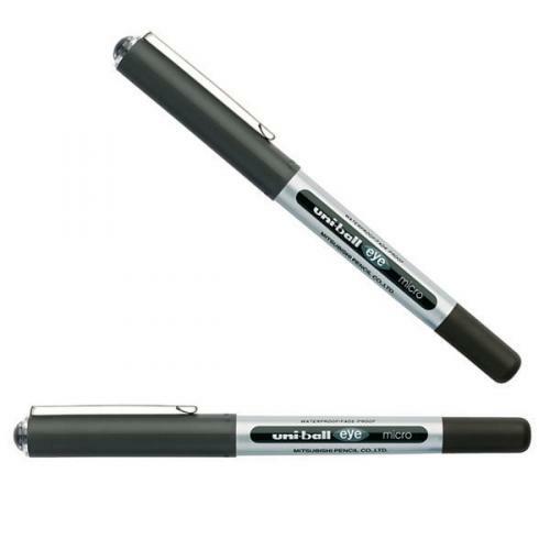 4 x UniBall Auge Micro UB-150 Tintenroller - 0,5 mm, schwarze Tinte MITSUBUSHI JAPAN - Bild 2 von 6