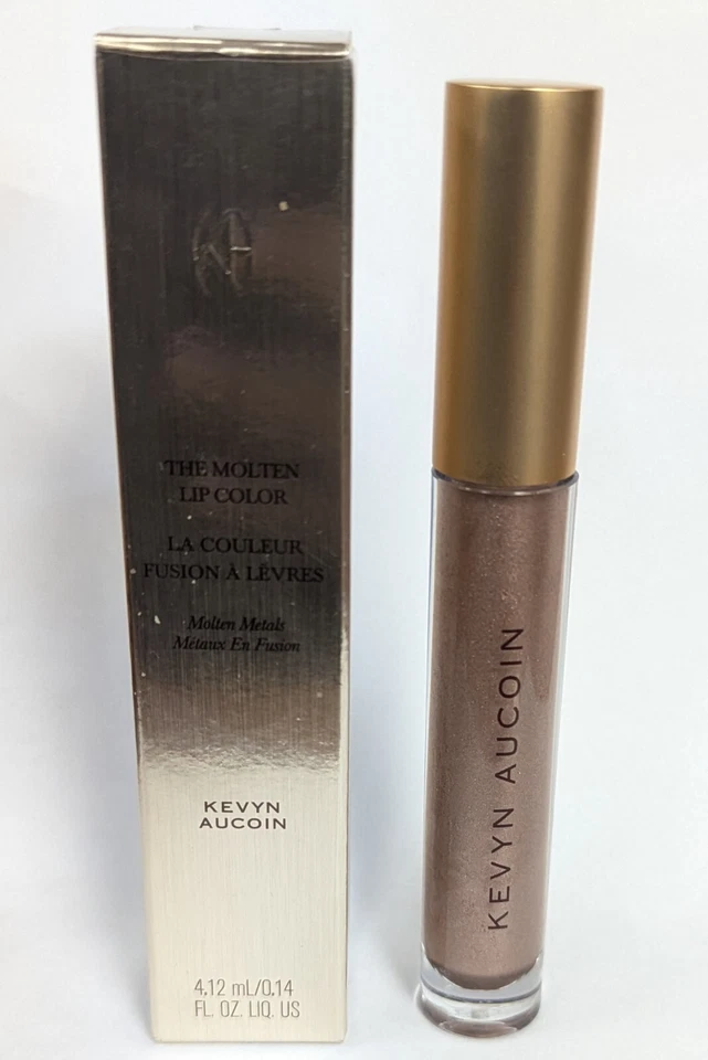 LOT OF 8 - KEVYN AUCOIN THE MOLTEN LIP COLOR #15005 TITANIUM 0.1fl oz NEW IN BOX - Image 2 of 4