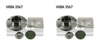 SKF 2X Radnabe Radlagersatz Hinten FüR VW Polo Fox Skoda Fabia II 6R 6C 6R