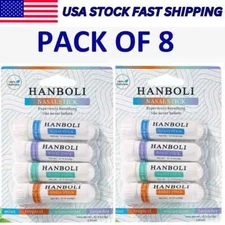 New Nasal Stick 8 Pack | Enhance Breathing + Boost Focus | Breathe Vapor HANBOLI