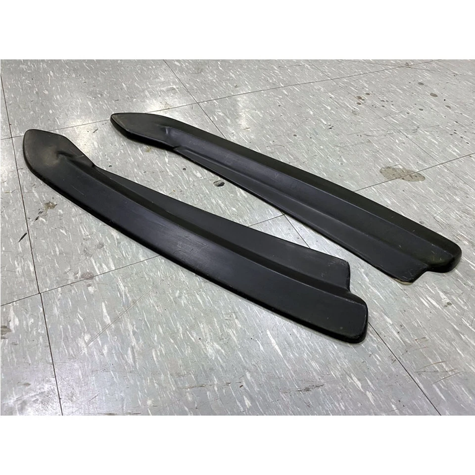 Matte Black For Audi RS6 C7 5DR Avant Rear Side bumper Bar Splitter 2013-2018 Foto 2 de 4