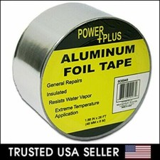 2 Rolls 10 Yards 9 meters ALUMINUM FOIL TAPE 1.89" WIDE 48mm EMI Heat Shield