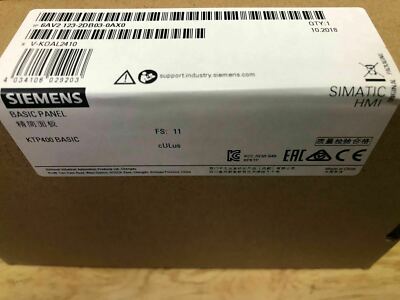 New 6AV2123-2DB03-0AX0 SIEMENS HMI KTP400 basic touch screen in stock Fast ship