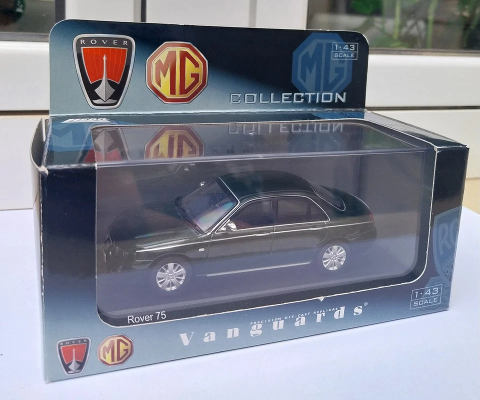 Rover 75 super berline green brg Vanguards VA09200 MIB 1:43 mg jaguar vauxhall - Imagen 2 de 4