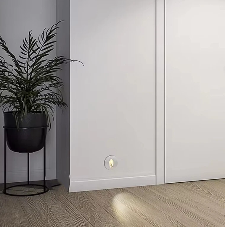 Mini Segnapasso da Parete Incasso LED 3W Applique Moderna da Interno Scale IP20 - Immagine 4 di 4
