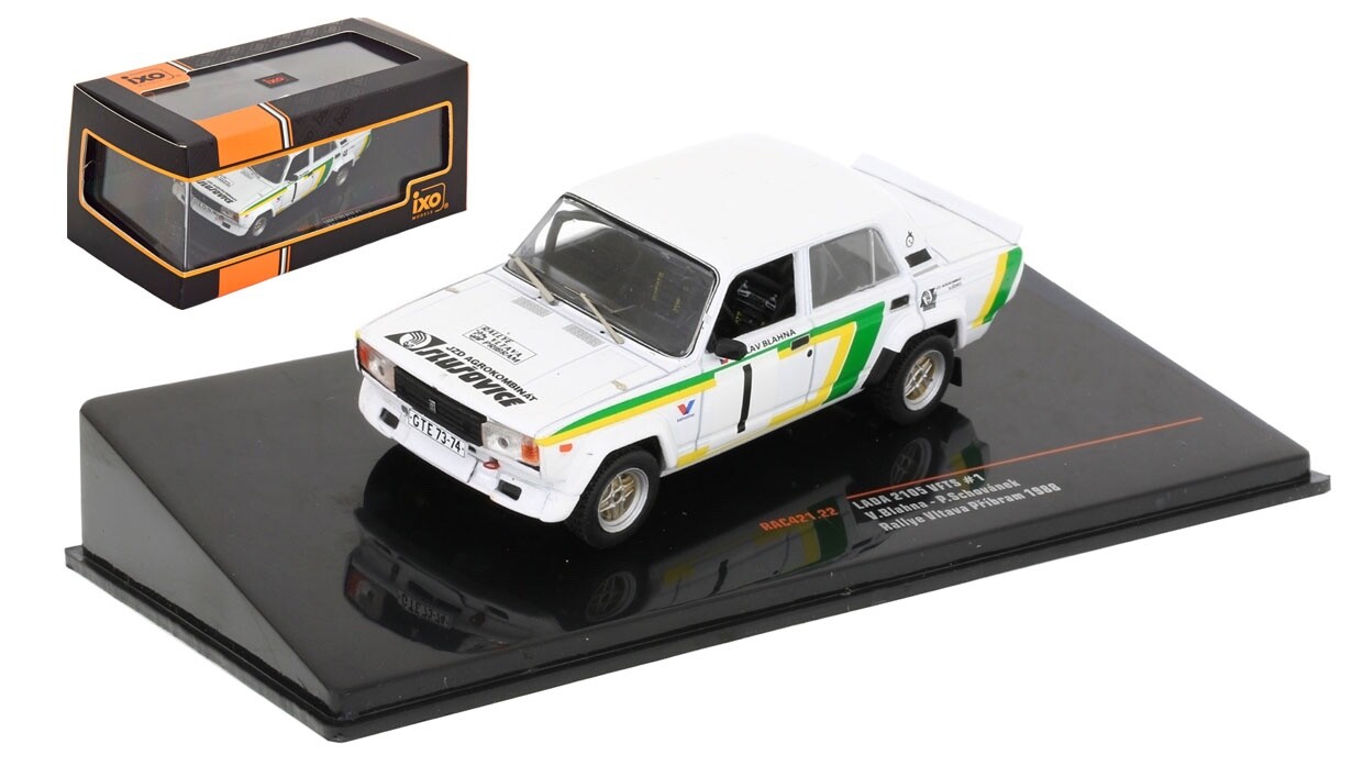IXO RAC421 Lada 2105 VFTS #1 Vitara Pribram Rally 1988 Vaclav Blahna 1/43 Scale