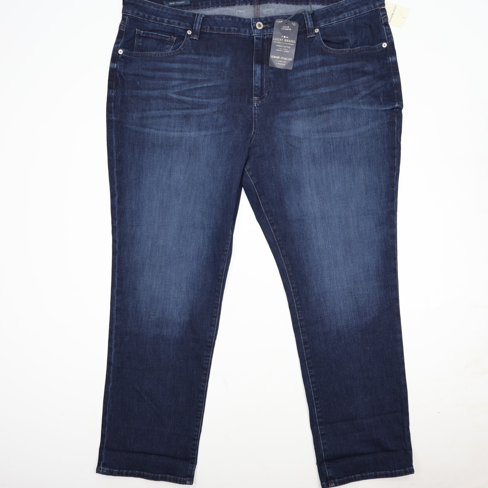 Lucky Brand Womens Ginger Straight Leg Super Stretch Denim P