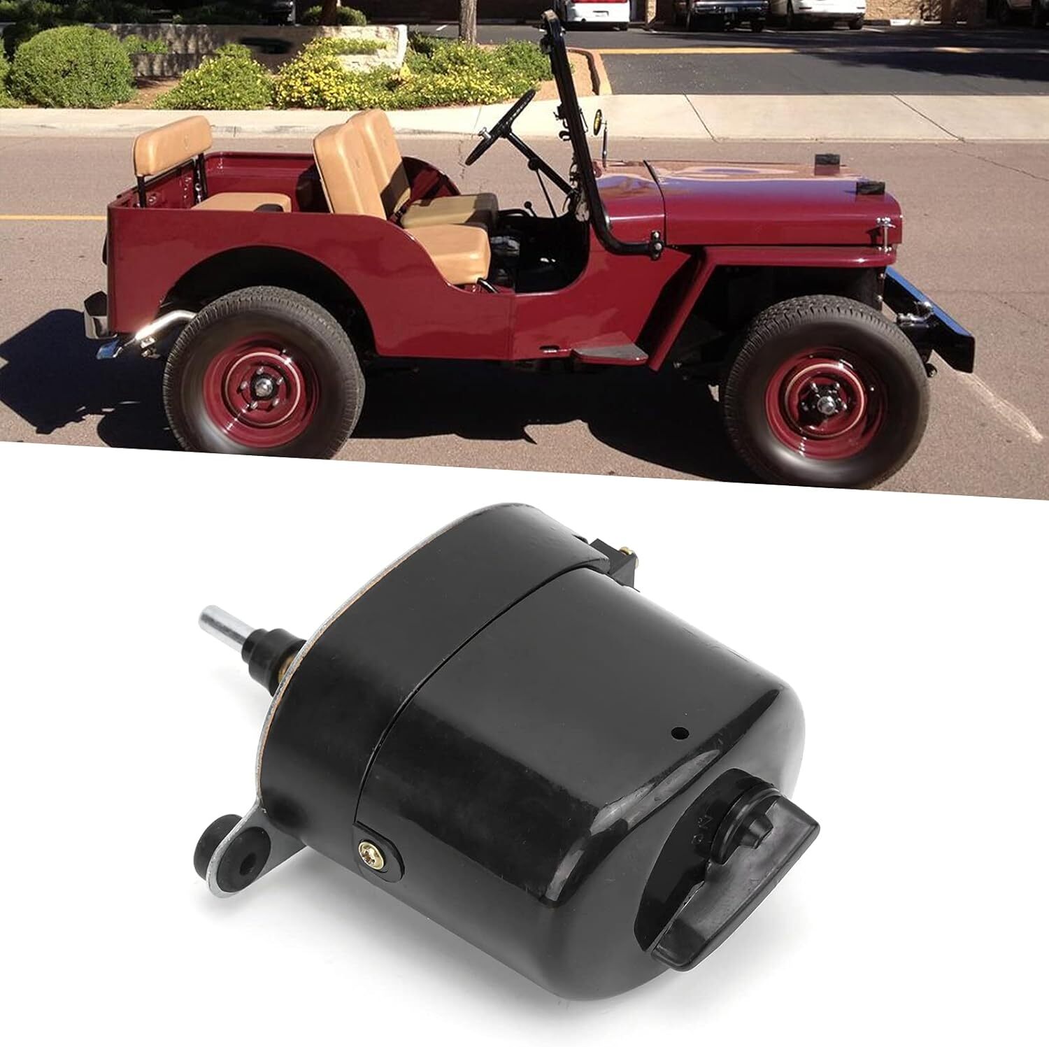 12V Universal Windscreen Wiper Motor with Arm Blade Kit For Fishing