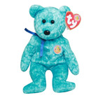 Ty Beanie Baby💜Sparkles The Bear 8.5" Plush New Mwmt's