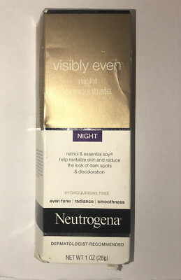 Neutrogena Visibly Even Night Concentrate Even Tone, Radiance, Smoothness, Rare