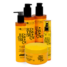 Brazilian kit reconstructing treatment hair 5 products Roza Raiz brand