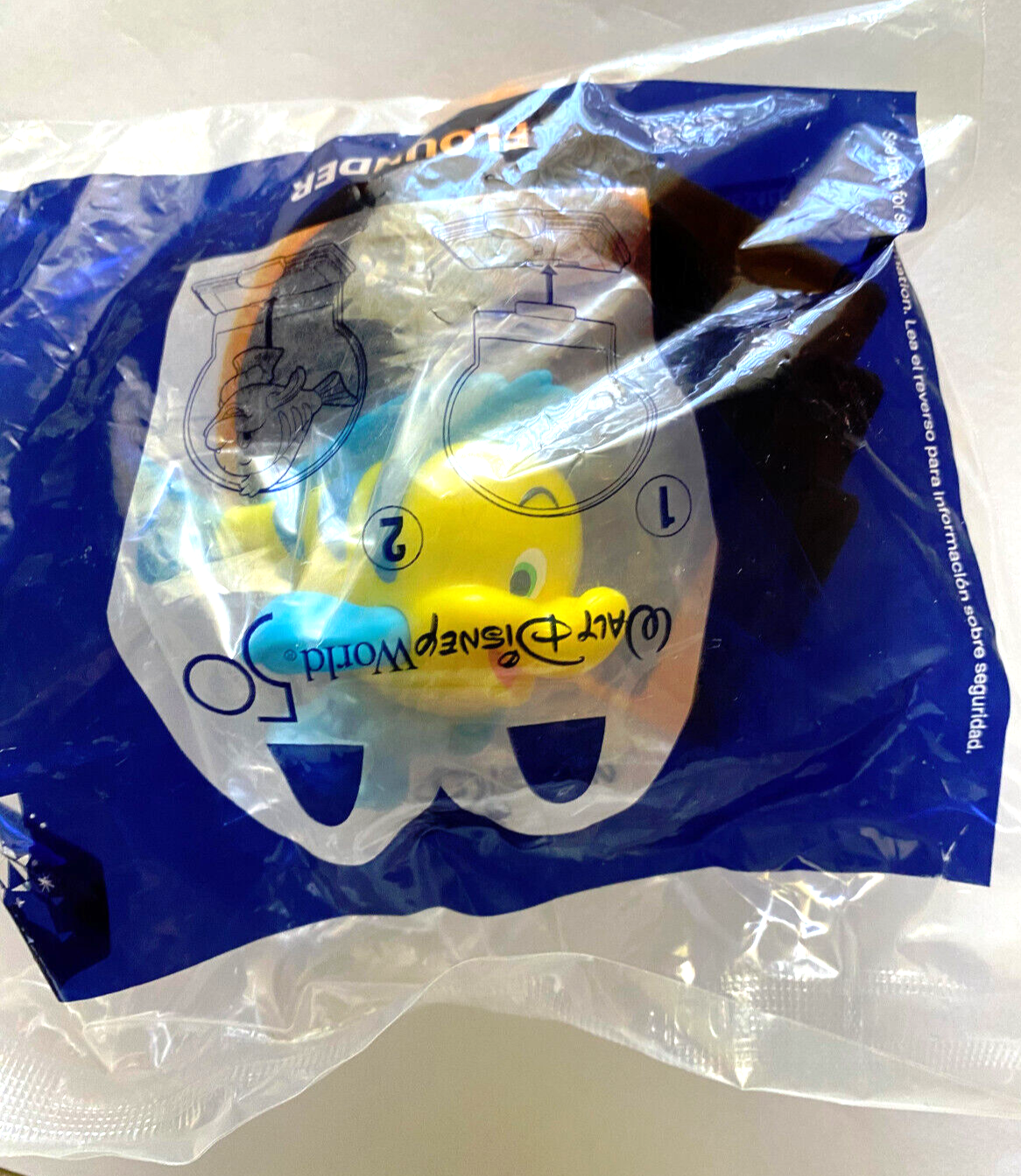 50th Anniversary Disney World Happy Meal Flounder Toy McDonalds 2021