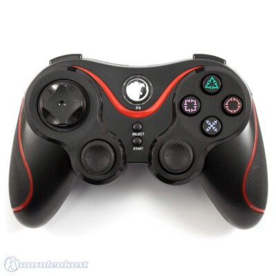 PS3 - Controller / Pad #schwarz benötigt USB Kabel [Lioncast] ohne OVP NEU